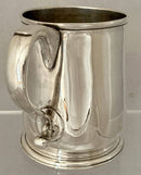 Georgian, Early George II, Silver Mug. London 1729 Thomas Mason. 6.3 troy ounces.