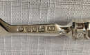 Victorian silver Kings pattern dessert knives & forks for twelve persons. Sheffield 1863 Aaron Hadfield.