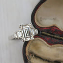 Emerald Cut Diamond Solitaire Ring