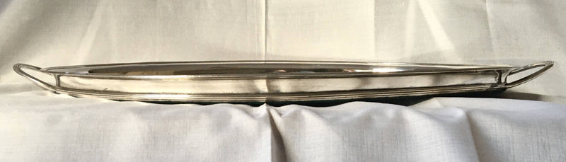 Georgian, George III, Old Sheffield Plate tray, circa 1790 - 1800, displaying the Marital Arms of Josiah Wedgwood II.