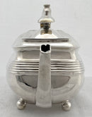 Georgian, George III, Crested Silver Teapot. London 1807 Alice & George Burrows II. 21 troy ounces.