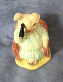 Royal Albert Little Pig Robinson Spying figure Beatrix Potter figurine