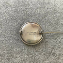 Thomas Mott silver and butterfly wing brooch