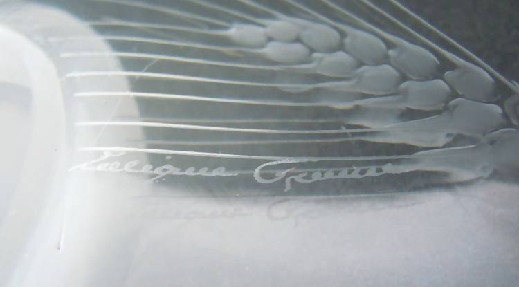 Large Lalique "Arras" design platter