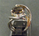 Jake: Smokey quartz silver ring