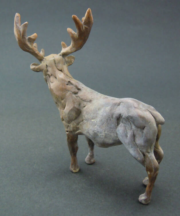 Edward Waites Sculpture, Bronze Stag