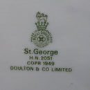 Royal Doulton Figurine - St George HN2051 Designed by Peggy davies