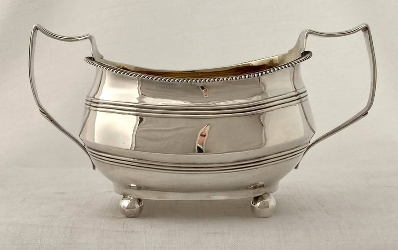 Georgian, George III, Silver Tea Set. London 1817/20 Thomas Wallace II & Jonathan Hayne. 36.9 troy ounces.