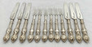 Victorian Silver Dessert Service for Six. Birmingham 1871 Hilliard & Thomason.