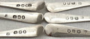 Georgian, George III, Set of Six Silver Teaspoons. London 1806 Peter & William Bateman. 2 troy ounces.