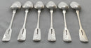 Georgian Set of Six Scottish Provincial Silver Tablespoons. William Jamieson of Aberdeen. 14.1 troy ounces.
