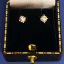 9ct White Gold Diamond (0.11ct) Earrings