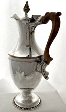 Georgian, George III, Old Sheffield Plate Crested Wine Ewer, circa 1790.