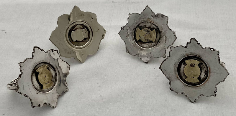 Georgian Set of Four Old Sheffield Plate Circular Entree Dishes & Covers, circa 1810 - 1830.