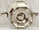 Asprey, George V, Twin Handled Silver Bowl of Dodecagon Form. Sheffield 1911 Asprey & Co. Ltd. 41 troy ounces.