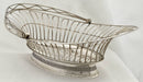 Georgian, George III, silver swing handle basket, Sheffield 1791 Richard Morton & Co. 17 troy ounces