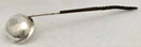 Georgian, George III, silver toddy ladle with baleen twist handle. London 1805.