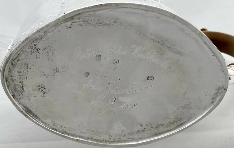 Georgian, George III, Silver Teapot. London 1789 George Burrows I. 12.2 troy ounces.