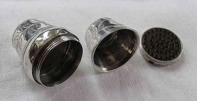 Silver Pocket Nutmeg Grater/Fully Hallmarked - Joseph Taylor,Birmingham 1799