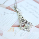 Art Nouveau Platinum & Diamond Pendant