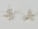 Silver, Mother of Pearl & Leopard Jasper Agate Ear Studs