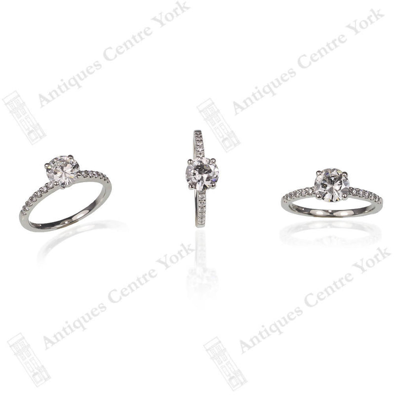 Platinum Certified Diamond 0.99ct Solitaire Ring