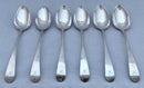 Georgian, George III, Six Scottish Silver Tablespoons. Edinburgh 1797. 13 troy ounces.