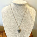 Silver heart pendant