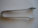 A Pair of Art Deco Style Silver Plate Sugar Tongues in the Pyramid Pattern