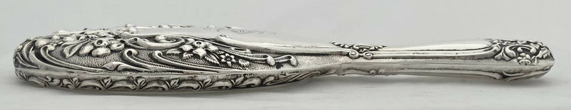Edwardian Silver Hand Mirror. Sheffield 1904 Walker & Hall.