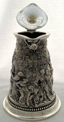 Victorian Teniers Style Silver Plated Wine Jug. John Grinsell & Sons, Birmingham circa 1870 - 1890.