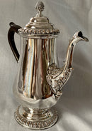 Georgian, George IV period, large Old Sheffield Plate coffee pot, circa 1820.