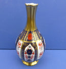 Royal Crown Derby Old Imari Solid Gold Band (SGB) 1128 Bud Vase