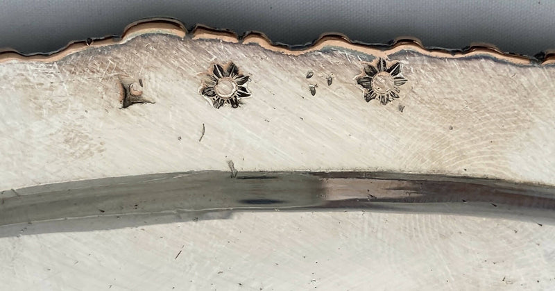 Late Georgian Old Sheffield Plate Meat Dish. Matthew Boulton, circa 1820 - 1840.