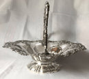 A striking late Georgian Old Sheffield Plate basket with applied fruiting vine decoration, circa 1830.