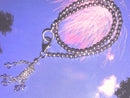 New Tanzanite Sterling Silver Tassel Bracelet - 7.5"