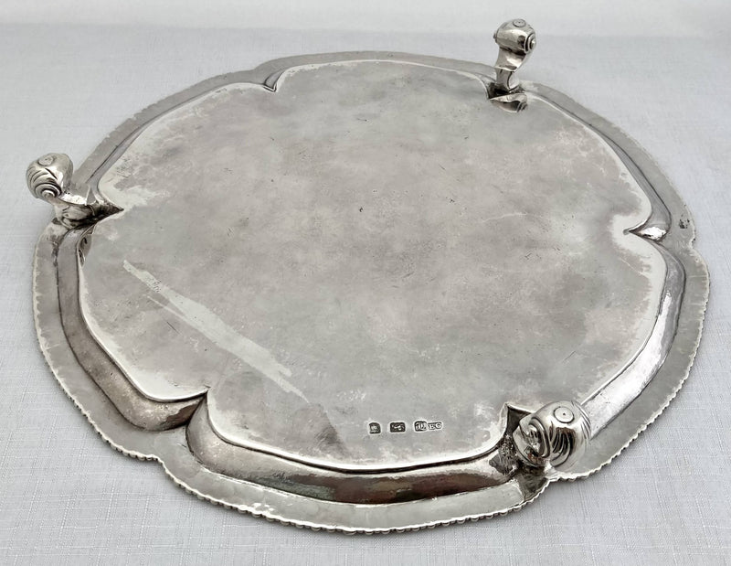 Georgian, George III, Hexafoil Silver Salver. London 1766. 28.5 troy ounces.