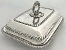 Georgian Old Sheffield Plate Crested Entree Dish & Cover, circa 1820.