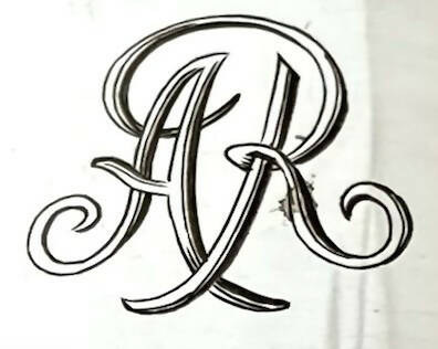 Late Victorian Silver Plated Drum Mustard Pot, Monogram for Alfred de Rothschild.