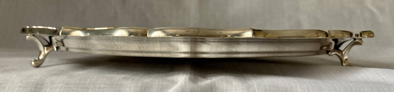 Asprey, Edwardian, Large Silver Salver. Sheffield 1905 Charles & George Asprey. 49 troy ounces.