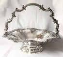 A striking late Georgian Old Sheffield Plate basket with applied fruiting vine decoration, circa 1830.