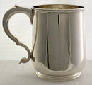 Georgian, George I, Britannia Silver Mug. London 1718. Charles Overing. 7 troy ounces.