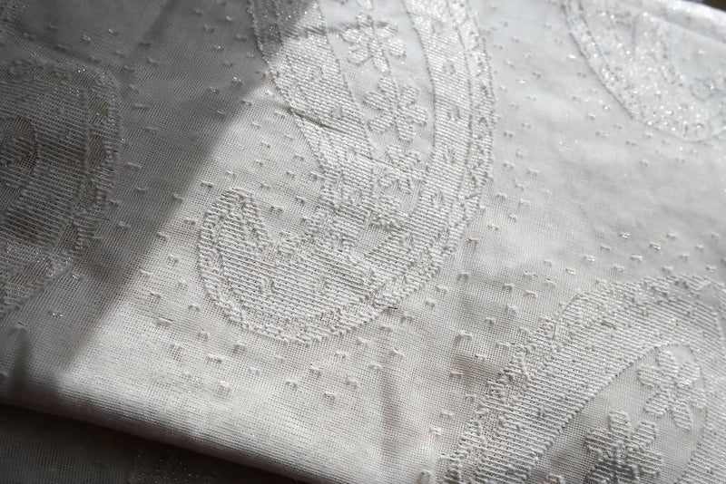 Kashmir - antique design shimmer Curtain Panelling - 66 x 62” Inches long- to finish
