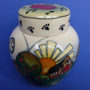 Moorcroft Limited Edition Ginger Jar - Daddy Wouldn't Buy Me A Bow Wow By Nicola Slaney