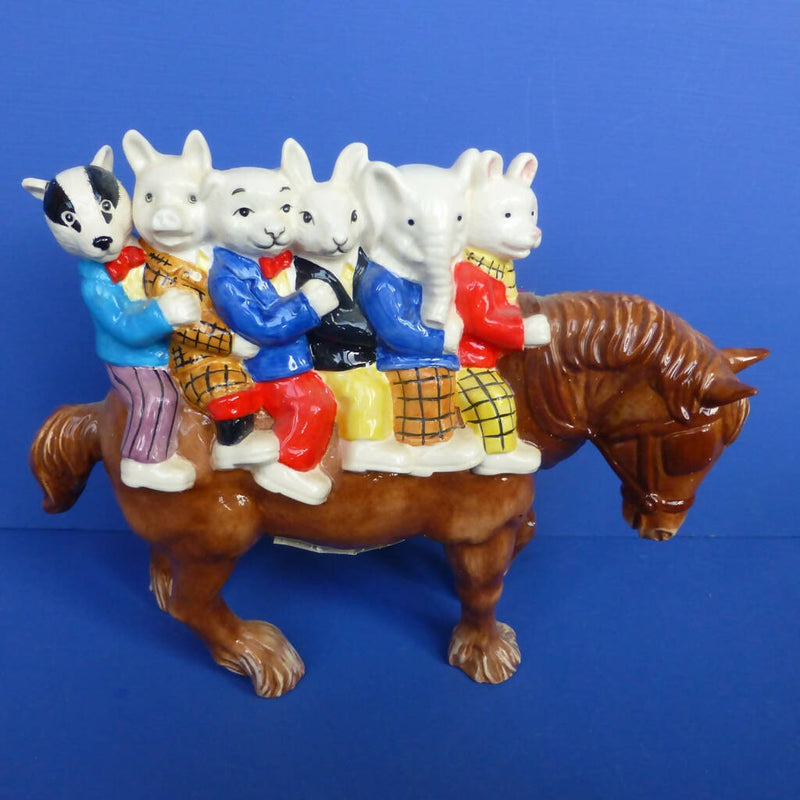 Royal Doulton Limited Edition Rupert The Bear Figurine - Hitching a Ride (Boxed)
