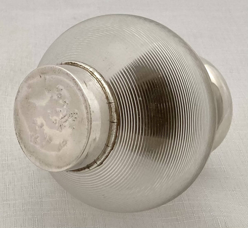 Victorian silver plated inkstand of trefoil form adorned with facial profiles. Elkington 1857 for The Art Manufacturers Association.