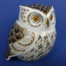 Royal Crown Derby Paperweight - Little Grey Owl