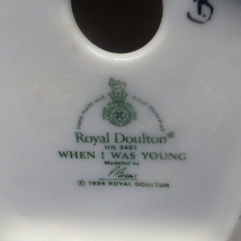 Royal Doulton Figurine When I Was Young HN3457