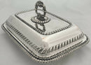 Georgian Old Sheffield Plate Crested Entree Dish & Cover, circa 1820.
