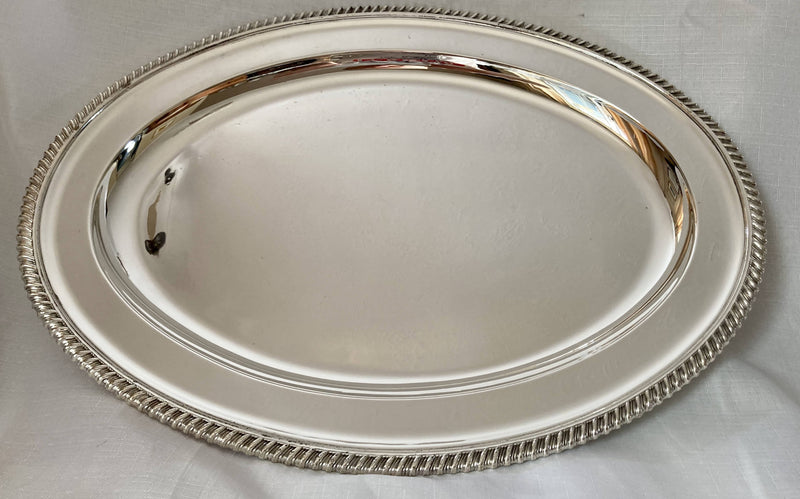 Georgian, George IV, Old Sheffield Plate Meat Tray. T & J Creswick & Co. Sheffield, circa 1820.